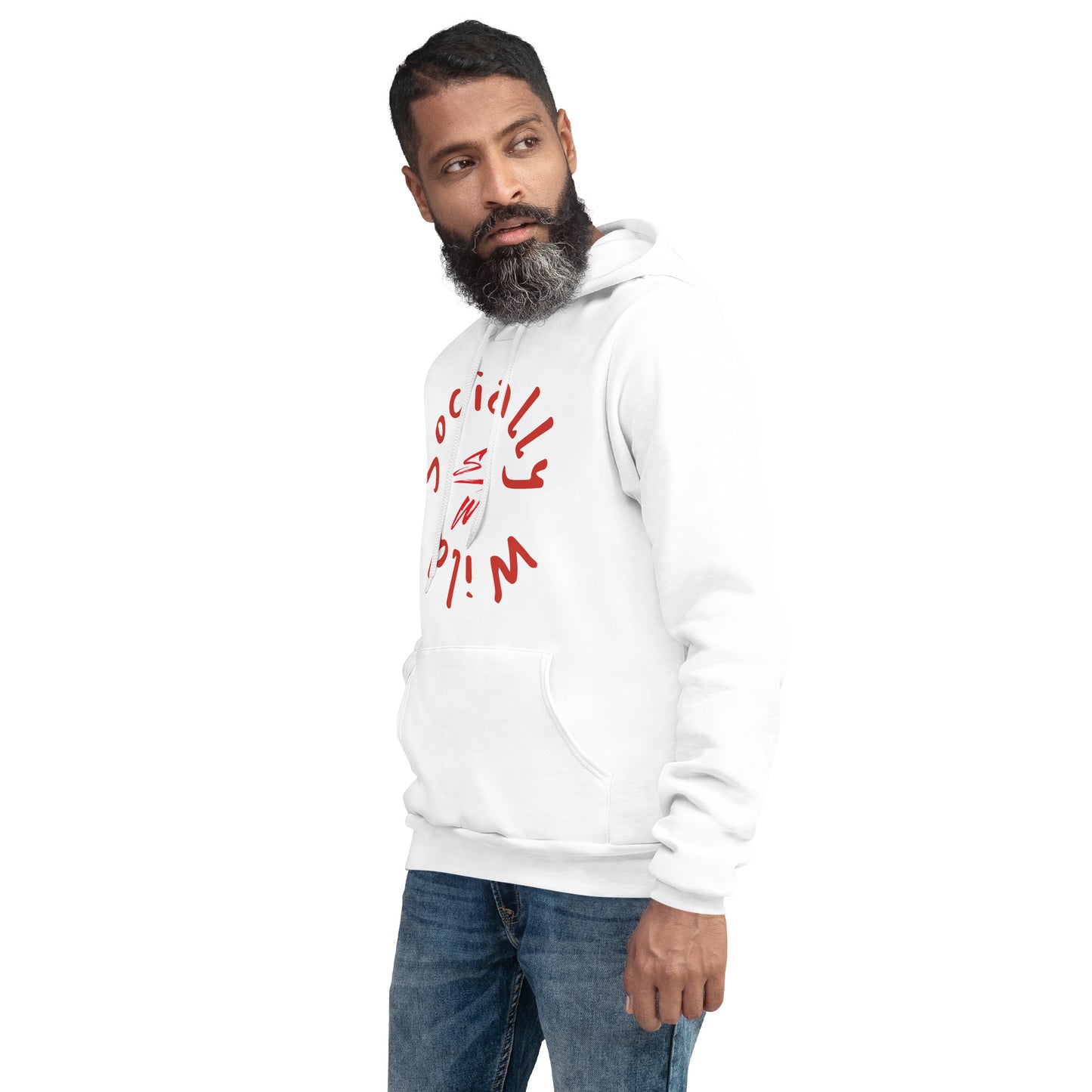 Socially Wild Hoodie Collection (White)