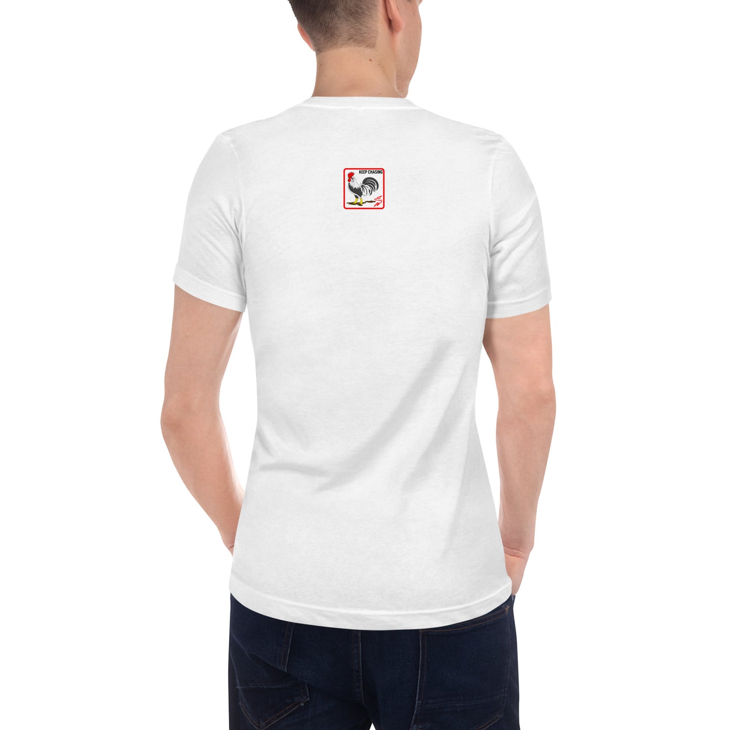 SociallyWild Poker Short Sleeve V-Neck T-Shirt